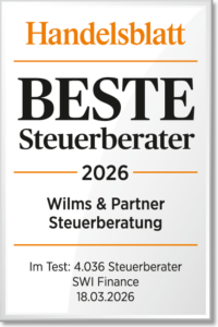 HB_SWI_BesteSteuerberater2026_Wilms_&_Partner_Steuerberatung